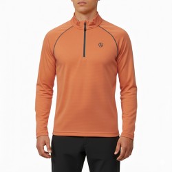 Ternua Pull Polar Arc 1/2 Zip Naranja Pálido Burnt Orange Hombre