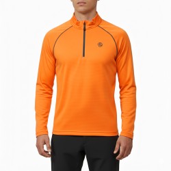 Ternua Pull Polar Arc 1/2 Zip Naranja Autumn Glory Hombre