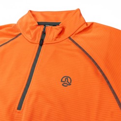 Ternua Pull Polar Arc 1/2 Zip Naranja Autumn Glory Hombre
