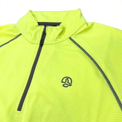 Ternua Pull Polar Arc 1/2 Zip Amarillo Acid Citrus Hombre