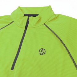 Ternua Pull Polar Arc 1/2 Zip Verde Lima Deep Lime Hombre