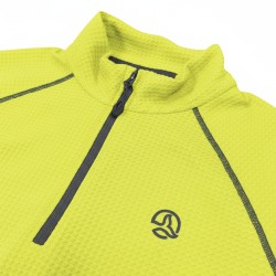 Ternua Pull Isere 1/2 Zip Amarillo Acid Citrus Hombre
