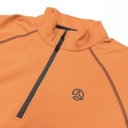 Ternua Pull Polar Drac 1/2 Zip Naranja Fresh Mandarin Mujer