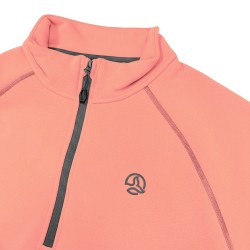 Ternua Pull Polar Morel 1/2 Zip Rosa Grapefruit Washed Mujer