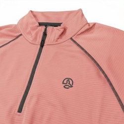 Ternua Pull Polar Arc 1/2 Zip Rosa Pastel Pink Mujer