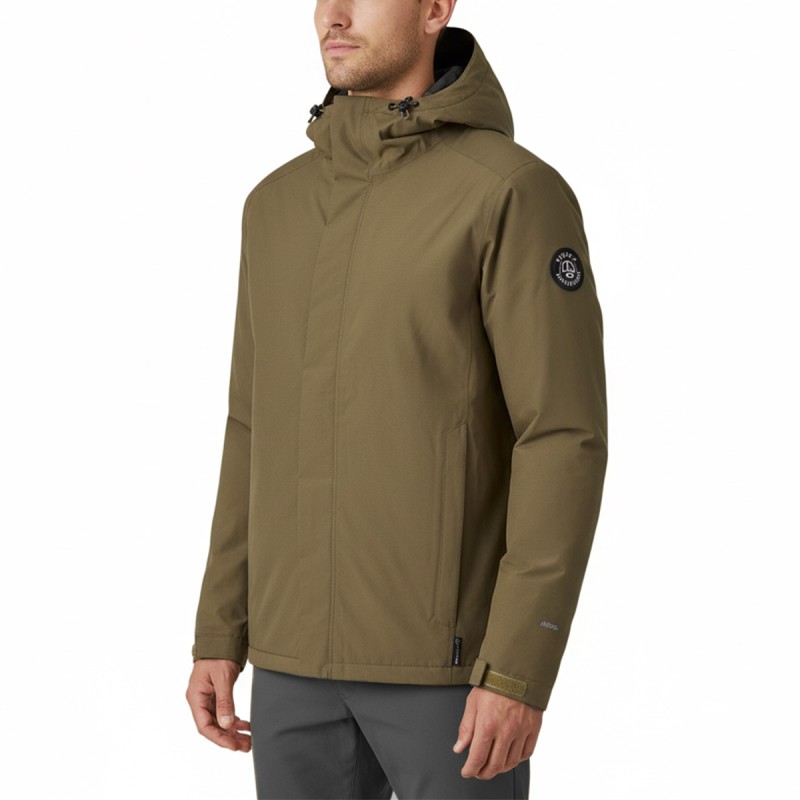 Ternua Chaqueta Impermeable Torngat Marrón Butternut Hombre