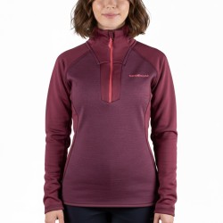 Trangoworld Pull Polar Omessa Granate Red Bud Mujer