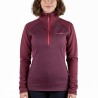 Trangoworld Pull Polar Omessa Granate Red Bud Mujer