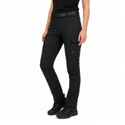 Joluvi Pantalón Trekking Redmond Negro Uva Catawba Mujer
