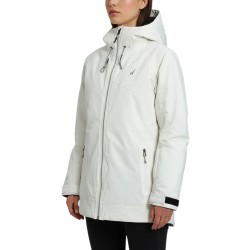 Joluvi Chaqueta Impermeable Wuster Blanco Crudo Mujer