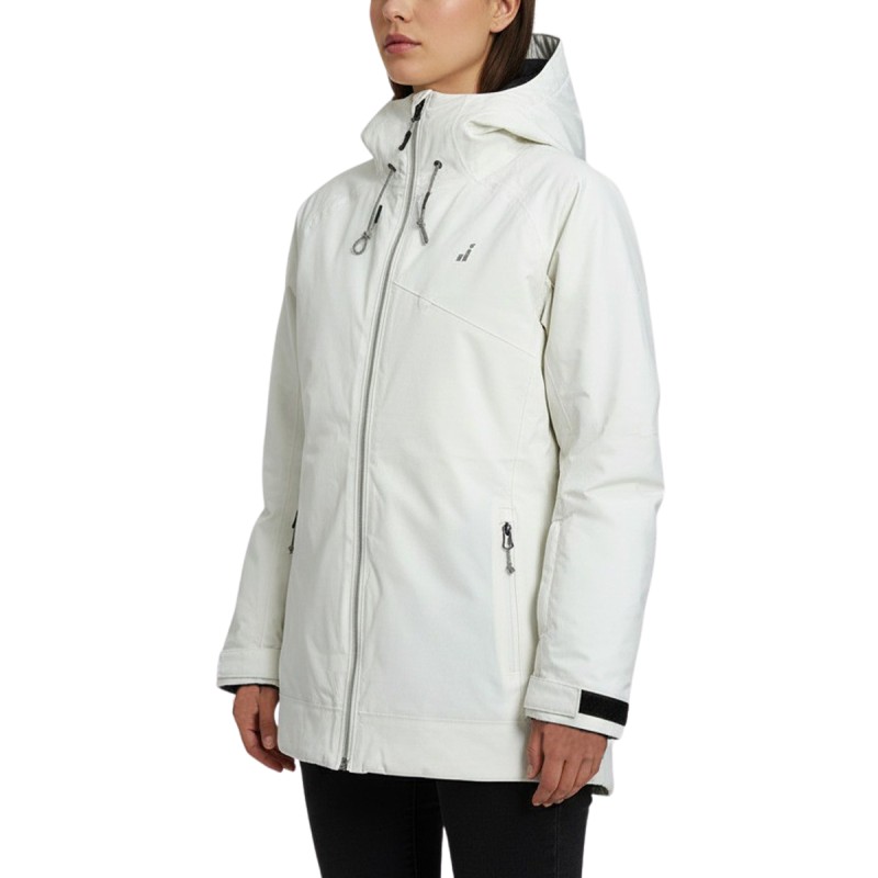 Joluvi Chaqueta Impermeable Wuster Blanco Crudo Mujer