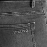Antony Morato Pantalón Vaquero Jeans Skinny Cropped Fit Jake Negro Desgastado Black Hombre