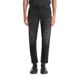Antony Morato Pantalón Vaqueros Jeans Argon Rasgados Negro Black Hombre