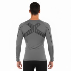 +8000 Camiseta Térmica Cortona Gris Oscuro Hombre