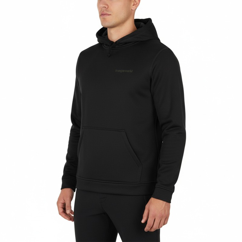 Trangoworld Sudadera Izeda Negro Hombre