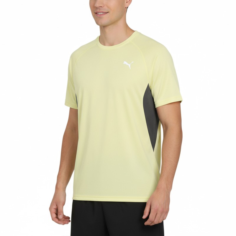Puma Camiseta M Run Velocity Amarillo Gold Moon Hombre