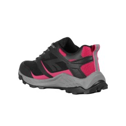 Hi-Tec Zapatillas Trekking Toubkal Low Wp Gris Negro Rosa Black Grey Geranium Mujer