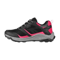 Hi-Tec Zapatillas Trekking Toubkal Low Wp Gris Negro Rosa Black Grey Geranium Mujer