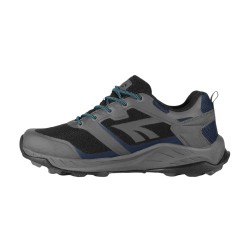 Hi-Tec Zapatillas Trekking Toubkal Low Wp Gris Negro Charcoal Insignia Blue Hombre