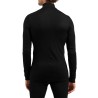 Odlo Camiseta Térmica Active Warm Media Cremallera Negro Black Hombre