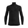 Odlo Camiseta Térmica Active Warm Media Cremallera Negro Black Hombre