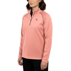 Ternua Pull Polar Morel 1/2 Zip Rosa Grapefruit Washed Mujer