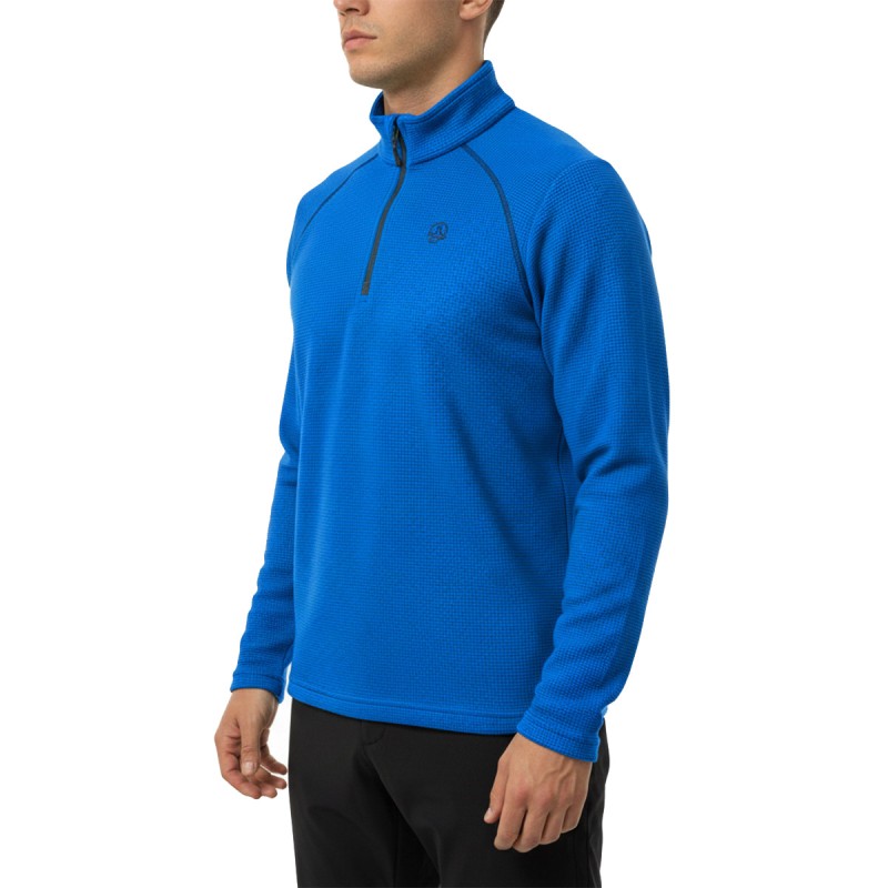 Ternua Forro Pull Arly 1/2 Zip Azul Mediteraneen Hombre