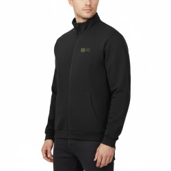 Ternua Sudadera Sandbank Jkt M Gris Oscuro Whales Grey Hombre