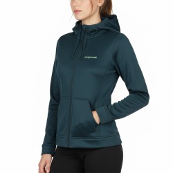 Trangoworld Chaqueta Lobios Azul Verdoso Mujer