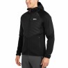 +8000 Chaqueta Híbrida Polar Niel Negro Hombre