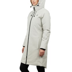 Joluvi Chaqueta Fibras Impermeable Stormy W Crudo Negro Mujer