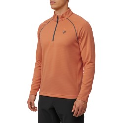 Ternua Pull Polar Arc 1/2 Zip Naranja Pálido Burnt Orange Hombre