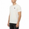 Hackett Camiseta Con Logo Heritage Badge Blanco Crema Off White Hombre