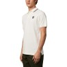 Hackett Polo Insignia Manga Corta Heritage Badge Blanco Crema Off White Hombre