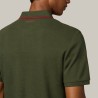 Hackett Polo Insignia Manga Corta Heritage Badge Verde Musgo Moss Green Hombre