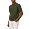 Hackett Polo Insignia Manga Corta Heritage Badge Verde Musgo Moss Green Hombre