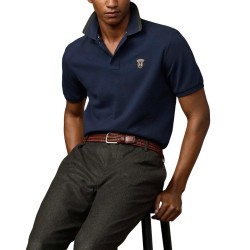 Hackett Polo Insignia Manga Corta Heritage Badge Azul Marino Old Navy Hombre