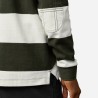 Hackett Polo Rugby Rayas Heritage BDG STR Verde Musgo Blanco Off White Hombre