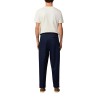 Hackett Pantalón Casual Chino H Pleated Azul Marino Old Navy Hombre
