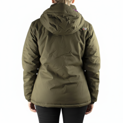 Joluvi Chaqueta Calefactable Reversible Heat Dipa W Verde Caza y Orquidea Oscuro Mujer