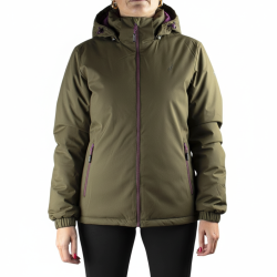 Joluvi Chaqueta Calefactable Reversible Heat Dipa W Verde Caza y Orquidea Oscuro Mujer