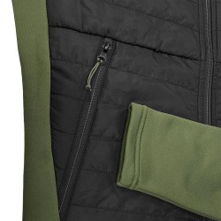 Joluvi Chaqueta Híbrida Fibras Stark Verde Oliva Negro Hombre