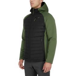 Joluvi Chaqueta Híbrida Fibras Stark Verde Oliva Negro Hombre