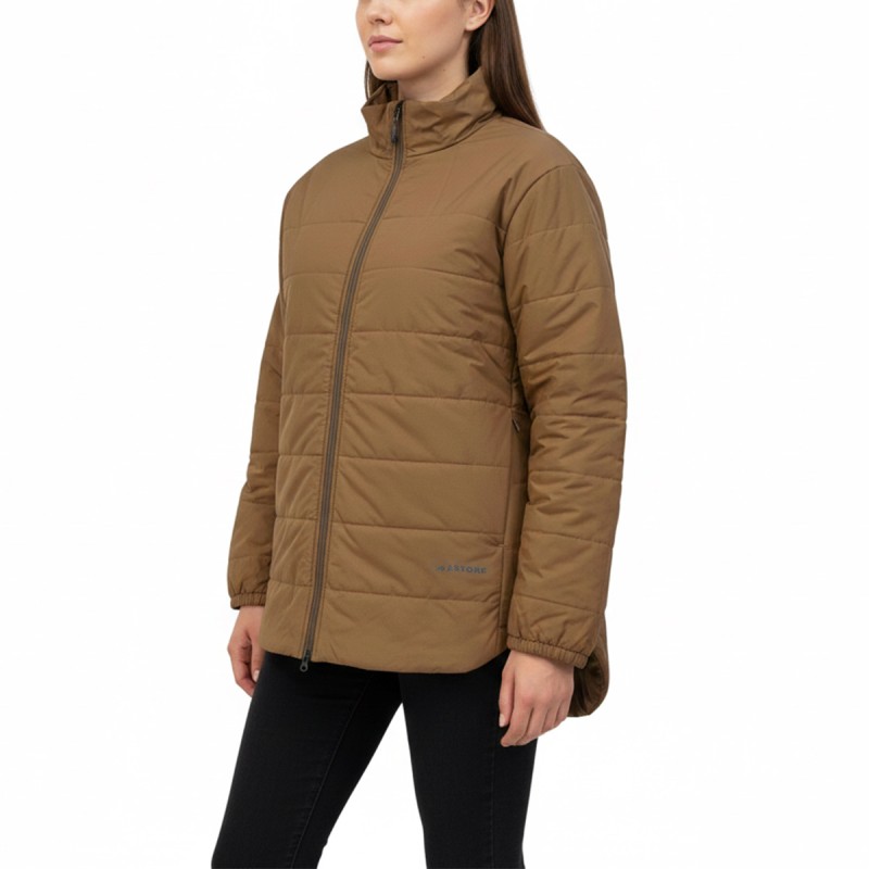 Astore Chaqueta Fibras Boise Marrón Camel Mujer