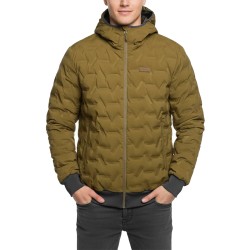 Trangoworld Chaqueta Plumas Teos Marrón Ocre Plantation Hombre
