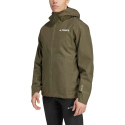 ADIDAS Chaqueta Impermeable Terrex Multi 2.5l Rain.Rdy Verde Olive Hombre