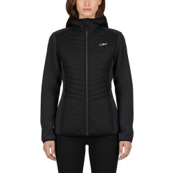 Campagnolo Chaqueta híbrida Hybrid Knit Tech Negro Black Mujer