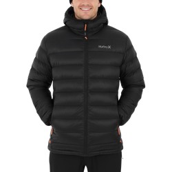 Hurley Chaqueta Plumas Cayuga Negro Hombre