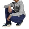 ADIDAS Sudadera Seasonals Essentials Collegiate Typography Hoody Gris Niño
