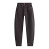 Tommy Hilfiger Pantalón Casual Ella Mid Rise Barrel Pants Marrón Oscuro Black Walnut Mujer